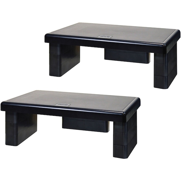 Dac Ergonomics Stax MP-107 Monitor Riser Stand, 2PK DTA02160 - main